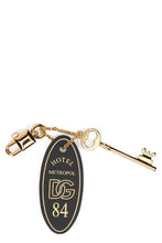 Load image into Gallery viewer, Keychain with tassel in smooth calf leather
