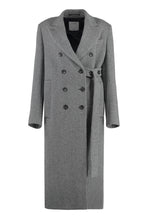 Load image into Gallery viewer, Billy double-breasted wool coat
