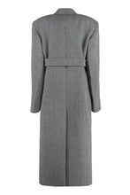 Load image into Gallery viewer, Billy double-breasted wool coat
