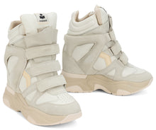 Load image into Gallery viewer, High-top sneakers with wedge
