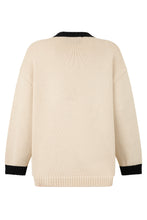 Load image into Gallery viewer, Cardigan in cotton with bow
