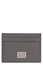 Load image into Gallery viewer, Dauphine print leather card holder
