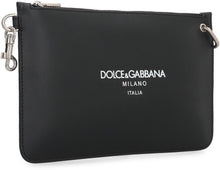 Load image into Gallery viewer, Necessaire Leather flat pouch
