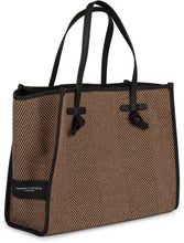 Load image into Gallery viewer, Marcella Herringbone fabric tote
