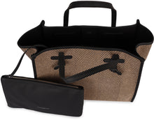Load image into Gallery viewer, Marcella Herringbone fabric tote
