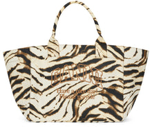 Load image into Gallery viewer, Animal print tote bag
