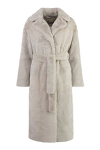 Load image into Gallery viewer, Faux fur coat

