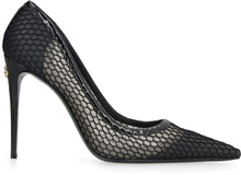 Load image into Gallery viewer, Mesh pointy-toe pumps
