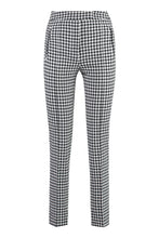 Load image into Gallery viewer, Checked cotton trousers
