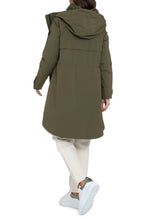 Load image into Gallery viewer, Military technical fabric parka with internal removable down jacket
