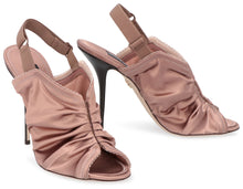 Load image into Gallery viewer, Satin slingback pumps
