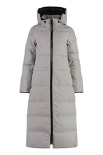 Load image into Gallery viewer, Mystique long hooded down jacket
