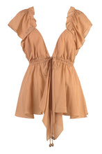 Load image into Gallery viewer, Ruffled silk top
