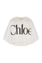 Load image into Gallery viewer, Logo detail cropped t-shirt
