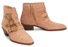 Load image into Gallery viewer, Susan ankle boots in suede with studs
