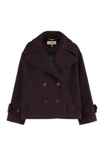 Load image into Gallery viewer, Oversized short coat in wool
