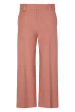 Load image into Gallery viewer, Flared pants in wool gabardine
