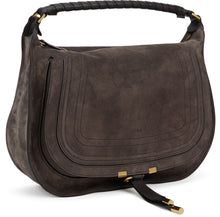 Load image into Gallery viewer, Shoulder bag Marcie in suede leather
