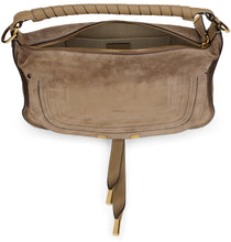 Load image into Gallery viewer, Small Marcie shoulder bag in suede
