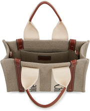 Load image into Gallery viewer, Woody linen tote bag
