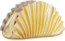 Load image into Gallery viewer, Nala metallic leather clutch
