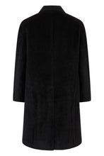 Load image into Gallery viewer, Double-breasted coat in alpaca and wool blend
