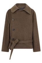 Load image into Gallery viewer, Short wool blend coat
