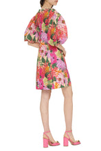 Load image into Gallery viewer, Coccole printed cotton sheath-dress
