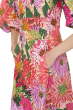 Load image into Gallery viewer, Coccole printed cotton sheath-dress
