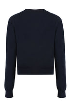 Load image into Gallery viewer, Berenice logo detail cotton cardigan
