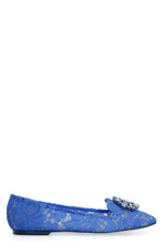 Load image into Gallery viewer, Vally lace ballet flats with embellished appliqué
