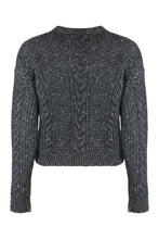 Load image into Gallery viewer, Boxy sweater in alpaca blend
