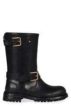 Load image into Gallery viewer, Leather biker boots
