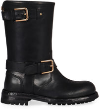 Load image into Gallery viewer, Leather biker boots
