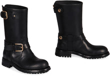 Load image into Gallery viewer, Leather biker boots
