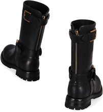 Load image into Gallery viewer, Leather biker boots
