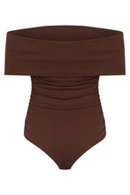 Load image into Gallery viewer, Body in stretch jersey with Ruffled Details
