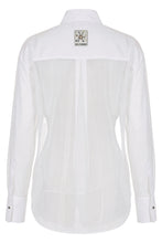 Load image into Gallery viewer, Shirt with pleated collar
