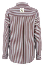Load image into Gallery viewer, Striped shirt with decorative applications
