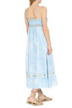 Load image into Gallery viewer, King embroidered cotton long dress

