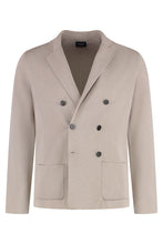 Load image into Gallery viewer, Knitted cotton blazer
