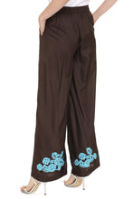 Load image into Gallery viewer, Embroidered silk trousers
