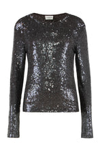 Load image into Gallery viewer, Long-sleeved top with sequins
