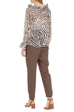 Load image into Gallery viewer, Sol printed silk blouse
