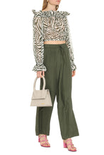 Load image into Gallery viewer, Sol printed silk blouse

