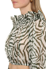 Load image into Gallery viewer, Sol printed silk blouse
