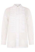 Load image into Gallery viewer, Silk blouse with ruffles
