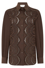 Load image into Gallery viewer, Lace shirt in cotton
