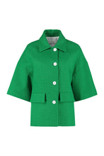Load image into Gallery viewer, Cicuta button-front cotton jacket

