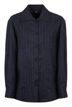 Load image into Gallery viewer, Pinstripe overshirt
